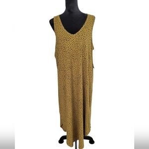 NWT Eddie Bauer Spotted Pattern Myriad Maxi Dress XL